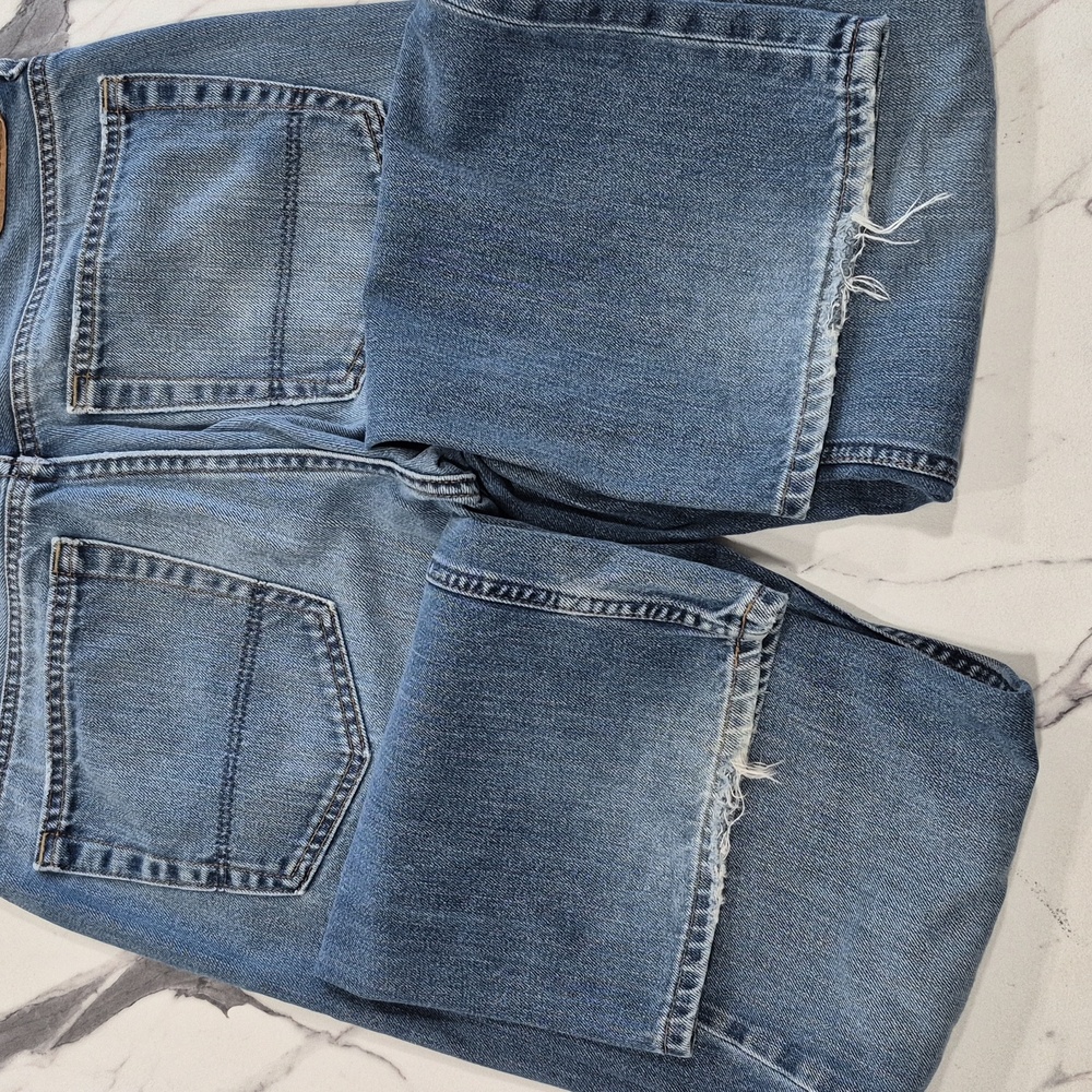 Old Navy 32X34 Boot Cut Vintage 90s Men's Blue Jeans - Picture 8 of 10